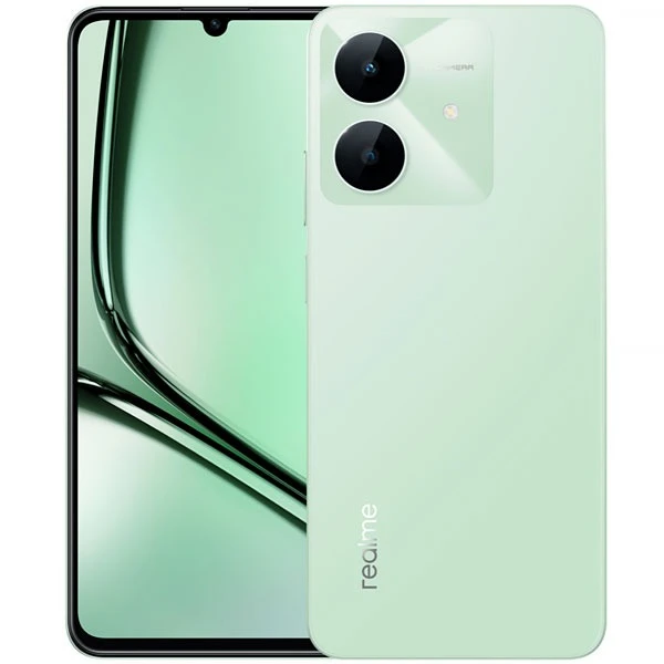 Anúncio: Celular realme Note 60X RMX3938 Dual SIM de 128GB 4GB RAM de 6.7" 8MP 5MP - Wilderness Green (Anatel)